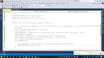 Ado.Net transactions