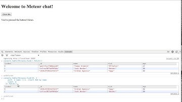 Meteor.js chat tutorial part 9 - MongoDB and MiniMongo