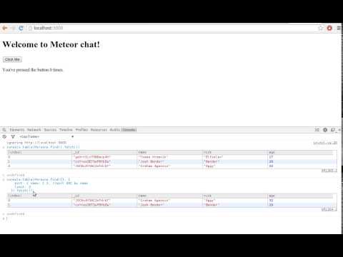 Meteor.js chat tutorial
