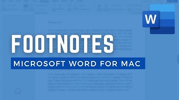 How to insert and edit a footnote in Microsoft Word for Mac
