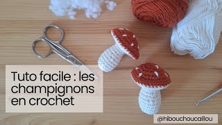 Tuto Crochet Un Petit Champignon Super Facile Pour Lautomne