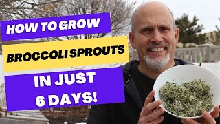 How to Grow Broccoli Spouts in 6 days