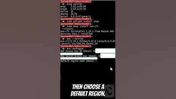 AWS: install awscli on ubuntu 24.04 #coding #aws #awstutorial #linux