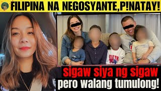 Negosyanteng Pinay Sa Australia,Pnatay,Mga Kapitbahay D Man Lamang Tumulong - Tagalog Crime Story