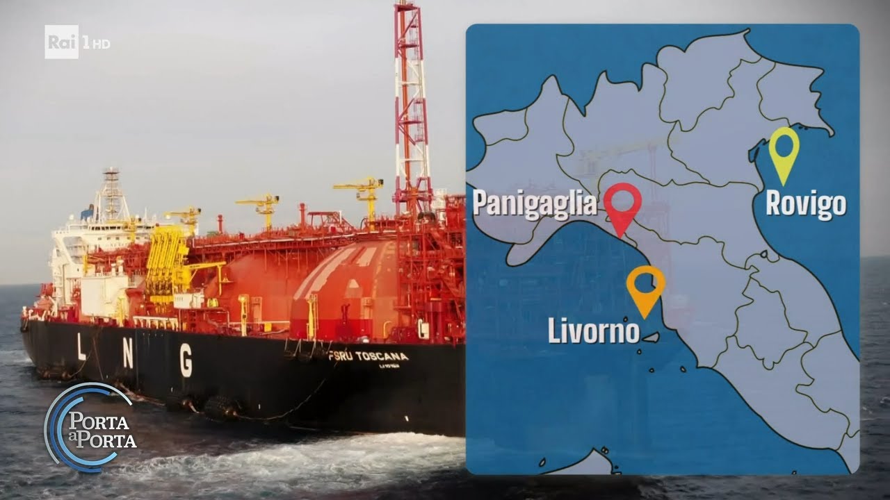 Rigassificatori in Italia, quanti sono e dove saranno i nuovi impianti - Porta a Porta 13/09/2022