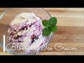 Blueberry Ice Cream Recipe - no egg / ブルーベリーアイスクリーム レシピ♪