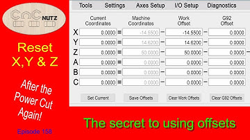 Recover X&Y using Magic Offsets - CNCnutz Episode 158