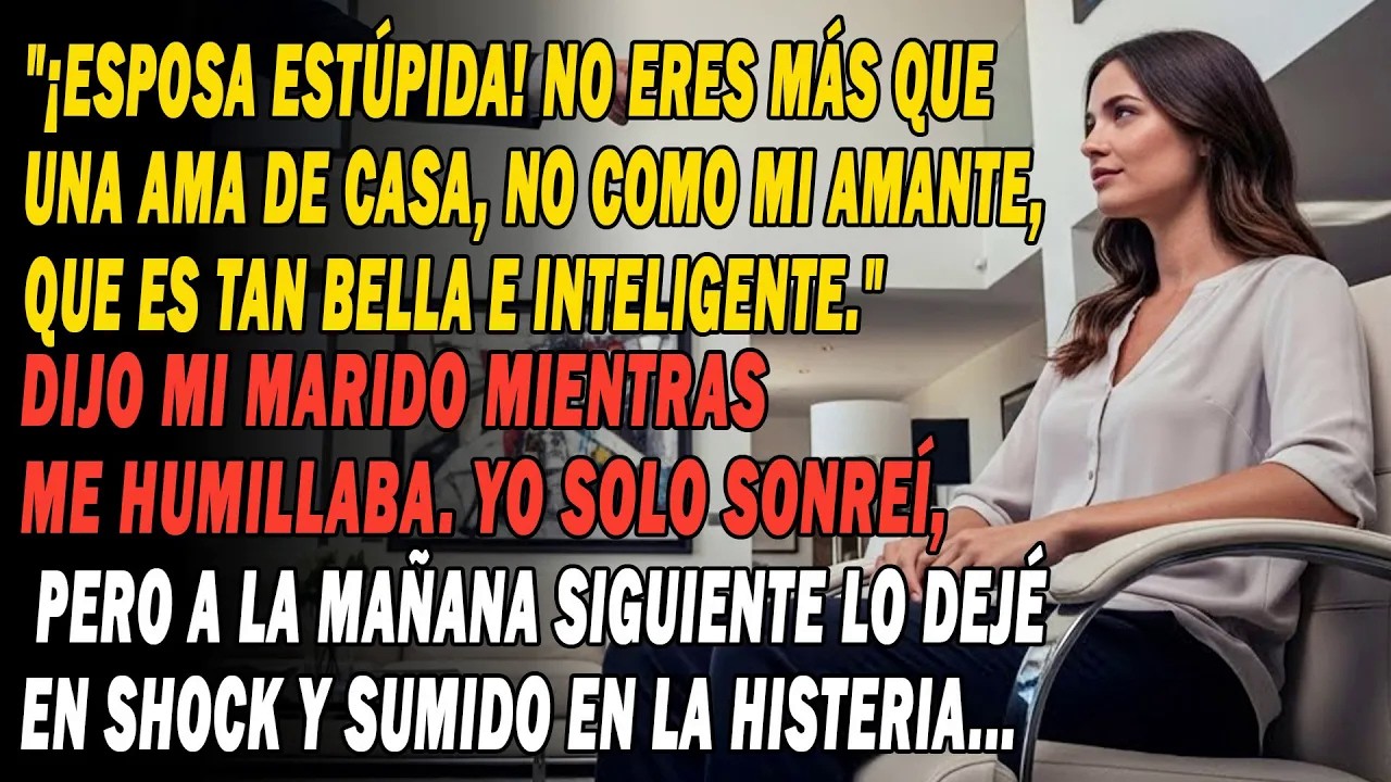 Él Me Llamó Esposa Estúpida 😡. Yo Solo Sonreí 😏... Y A La Mañana Siguiente, Provoqué Su Histeria 😱
