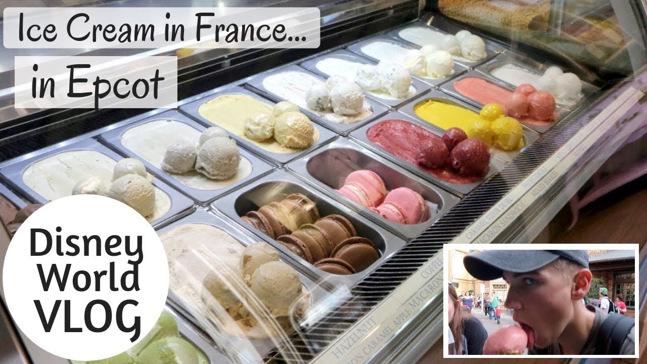Ice Cream in France & Being Patriotic in America...in Epcot Disney