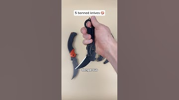 Why these karambits are some of the most BANNED knives… #knives #knife #karambit