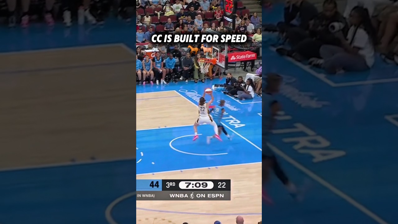 ⁣Caitlin Clark is built for speed #basketball #wnba #shorts