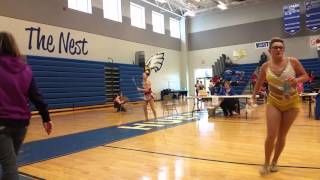 Baton twirling 3 baton
