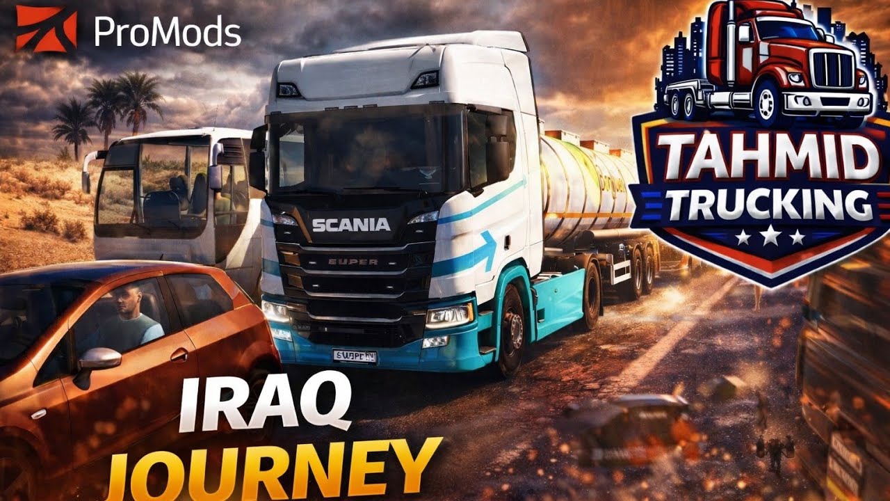[ETS2] IRAQ TO JORDAN | SCANIA R SERIES FROM SCANIA PGRS MOD | PROJECT NEXT GEN GRAPHICS