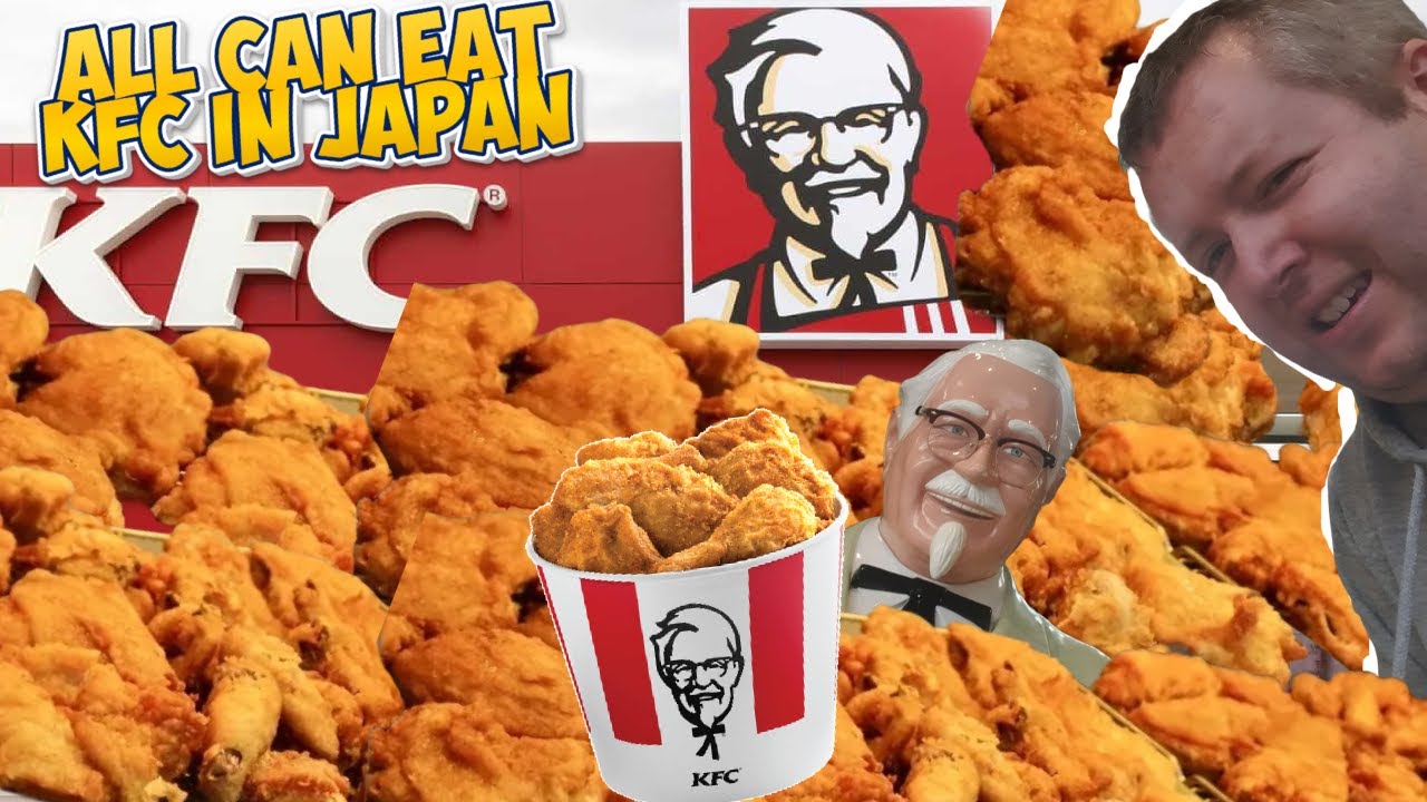 Visting a All you can KFC all you can eat buffet in japan  🇯🇵 osaka Vlog