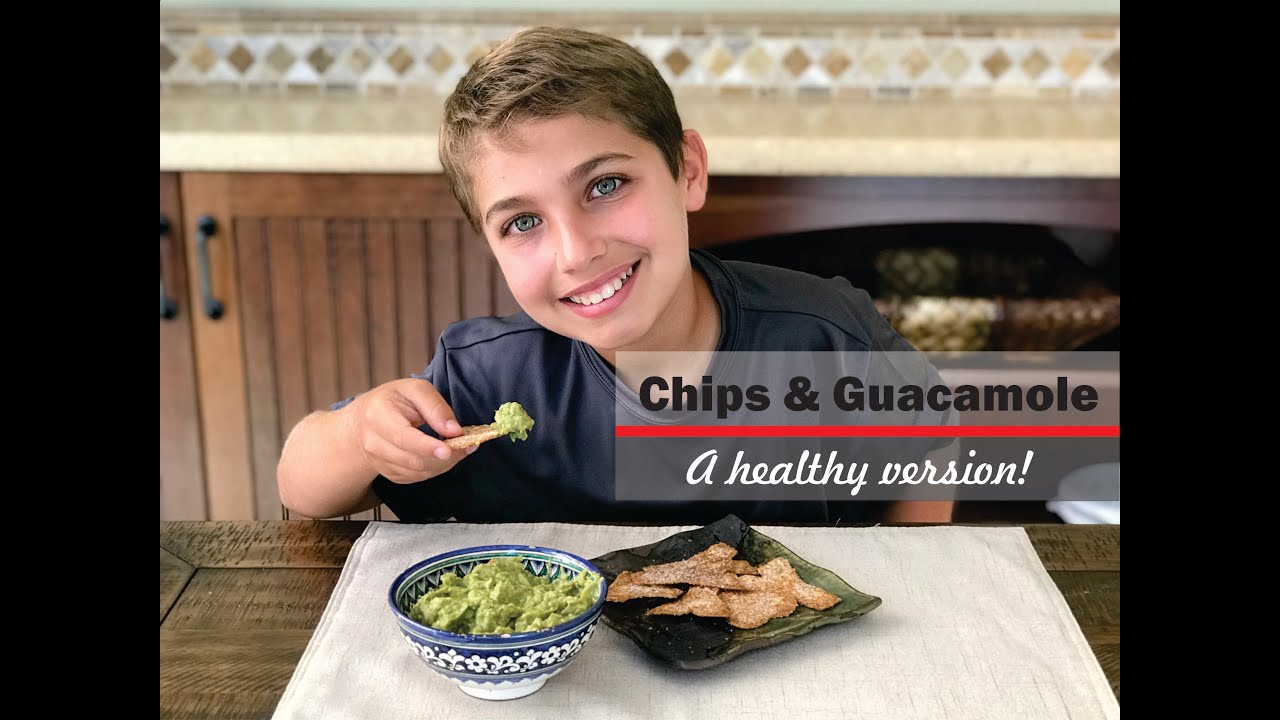Healthy, Easy Chips and Guacamole Recipe YouTube
