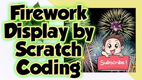 FIREWORK DISPLAY ANIMATION BY SCRATCH CODE