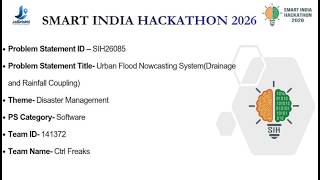 JalDrishti – Urban Flooding Intelligence | Solution & PPT Presentation | SIH 2026