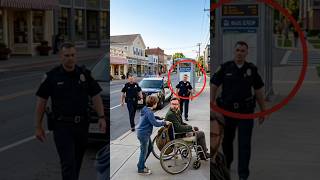 Poor Father’s Old Wheelchair Replaced by Kind Police Officers #kindness #shorts #respect