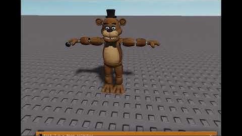 Roblox Studios | Freddy Fazbear Rig Animation Test | Moon Animator