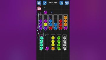 Ball Sort Puzzle by Guru Game: Levels 1631, 1632, 1633, 1634, 1635