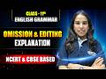 English Grammar Class 11| Editing & Omission | NCERT Based | By Pooja Mam