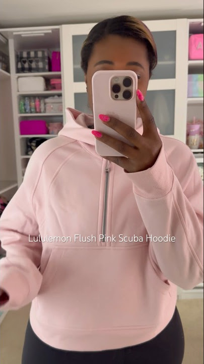 Lululemon Flush Pink Scuba Hoodie #lululemon #lululemonhaul