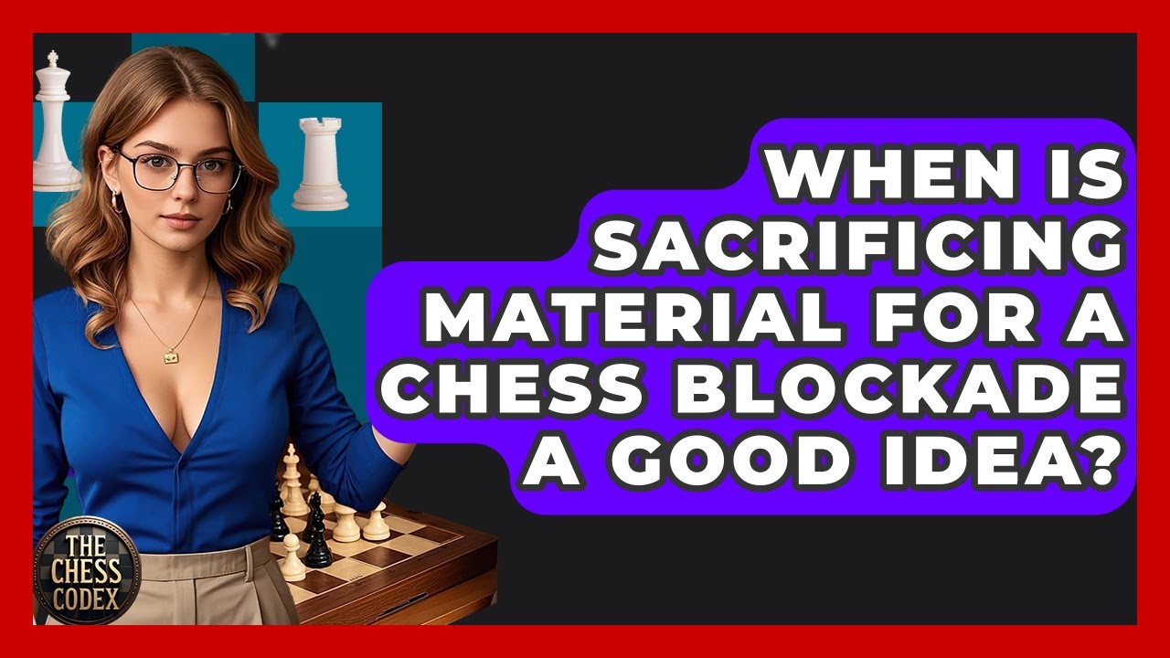 When Is Sacrificing Material For A Chess Blockade A Good Idea? - The Chess Codex