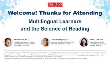 Multilingual Learners and the Science of Reading