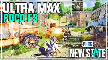 PUBG NEW STATE ERANGEL 2051 TECHNICAL TEST MAX GRAPHIC GAMEPLAY POCO F3