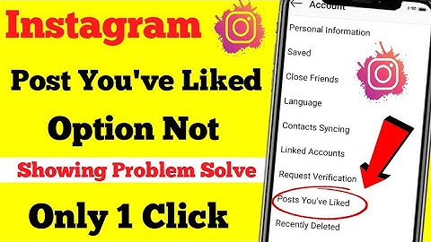 Instagram post Liked Option Not Showing Problem | Instagram Post You