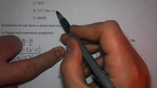 Factor Completely