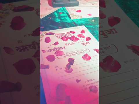 Wedding card ￼#wedding #weddingcards #music