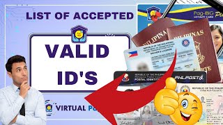 List Of Accepeted Valid Ids Pag-Ibig Fund