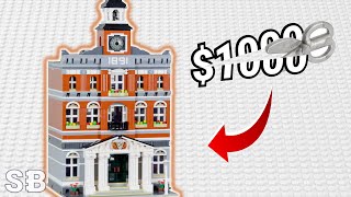 I built the Lego TOWN HALL Modular for WAY Cheaper! // Webrick review