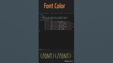 HTML FONT COLORING USING FONT TAG #shorts #webdevelopment  #technology