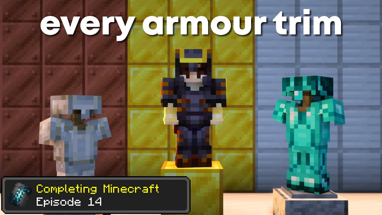 I Got The Rarest Armour Trims In Minecraft | CM 14
