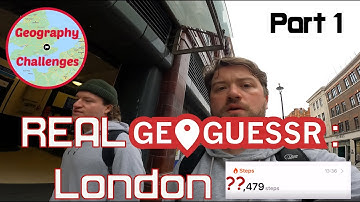 Real Geoguessr: Getting to 5 random locations (London, Part 1)