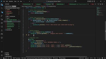 🎓 UTS Pemrograman Berbasis Objek (PBO) – Semester 3