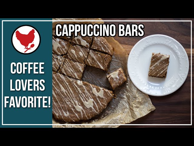 Calling All Coffee Lovers! Skillet Cappuccino Bars