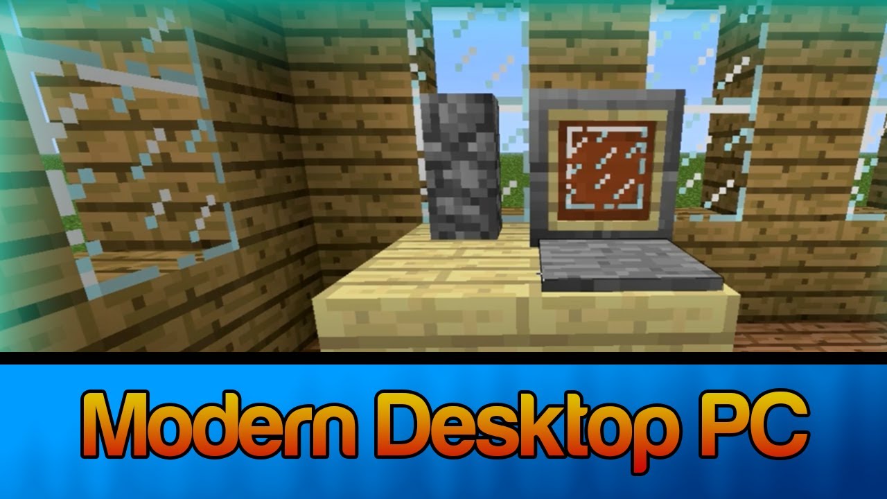 Minecraft: Make A Modern Desktop Computer ( Decoration ) 