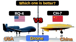 CH-7 vs RQ-4 | High-Altitude Drone Comparison 2025 🛩️