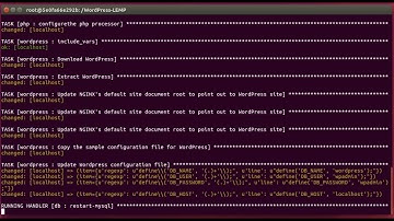 Testing Environment Based on Docker Container for Deploying WordPress on LEMP Stack Using Ansible