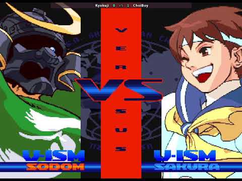Kyokuji (V-Sodom) VS John Choi (V-Sakura) Casuals [Street Fighter Alpha 3] Fightcade] Oct '21