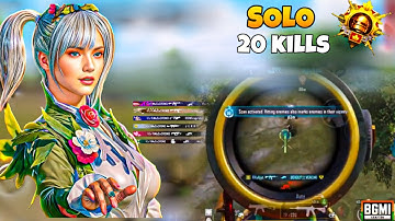 BGMI Solo 20 Kills in Conqueror Lobby💀 SAMSUNG,A7,A8,J4,J5,J6,J7,J2,J3,XS,A3,A4,A5,A6