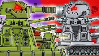 KV-44M VS VK-44 : Наша битва Будет Легендарной ! -  Мультики про танки