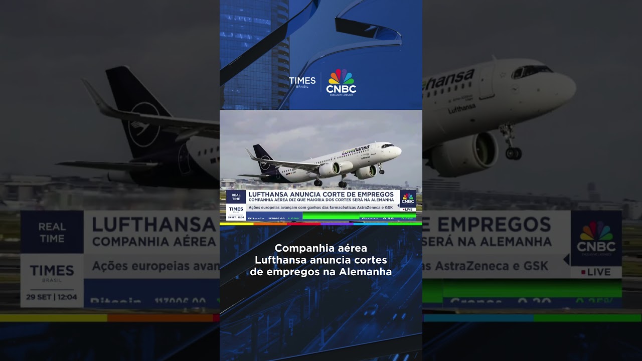 Lufthansa anuncia corte de 4 mil empregos e moderniza&ccedil;&atilde;o de frota #shorts