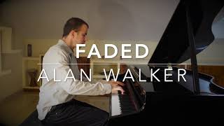 Alan Walker - Faded - Piano cover by Jesús Acebedo - With lyrics on screen