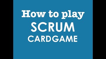 How to play ScrumCardGame