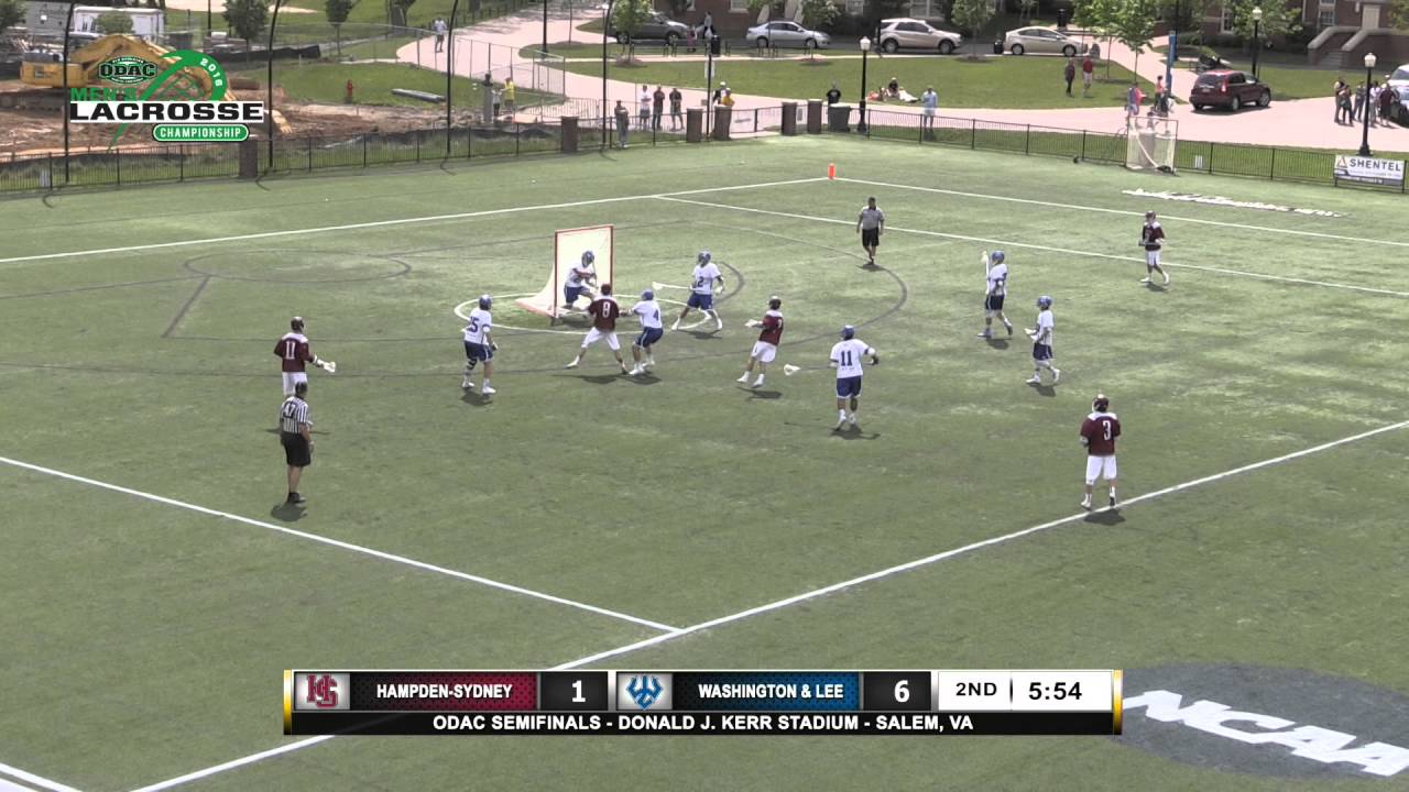 Men s Lacrosse ODAC Semifinals Washington Lee Defeats Hampden Sydney 
