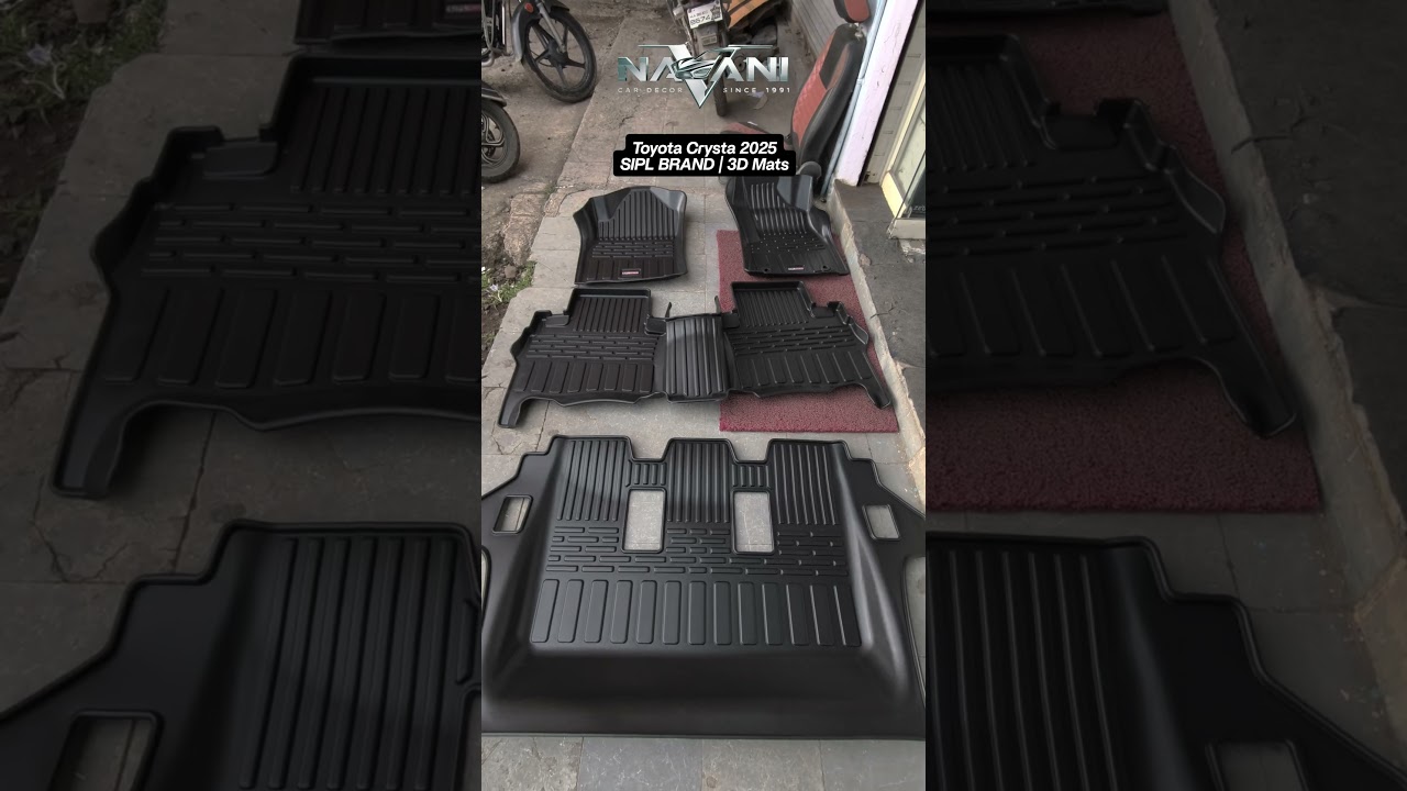 Toyota Crysta 2025 Ultimate Floor Protection! Waterproof Lamination + SIPL 3D Mats